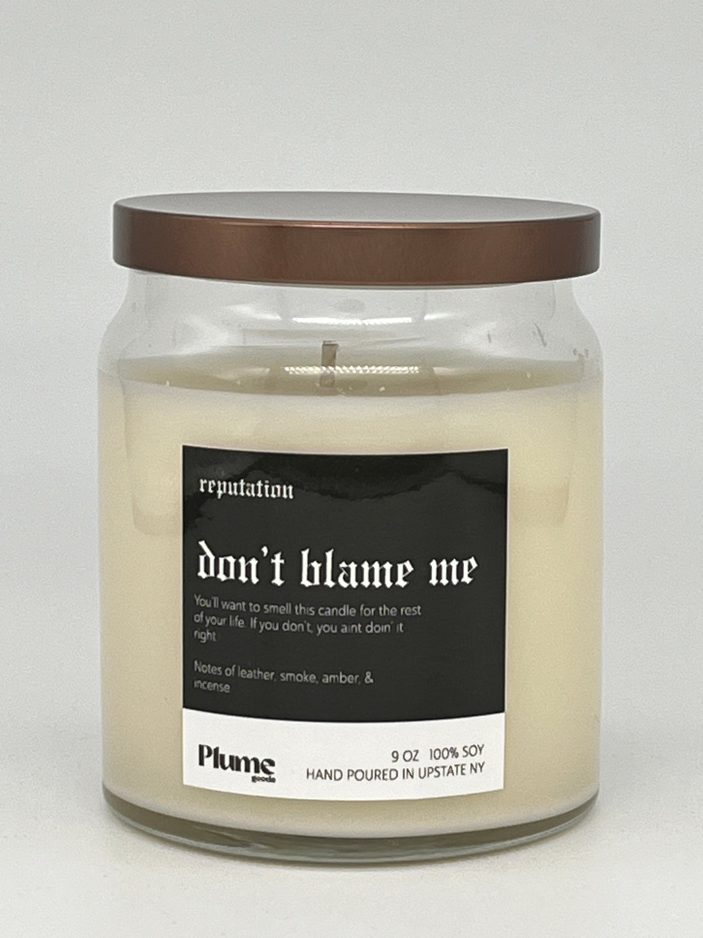 Taylor Eras - Don’t Blame Me Scented Soy Candle