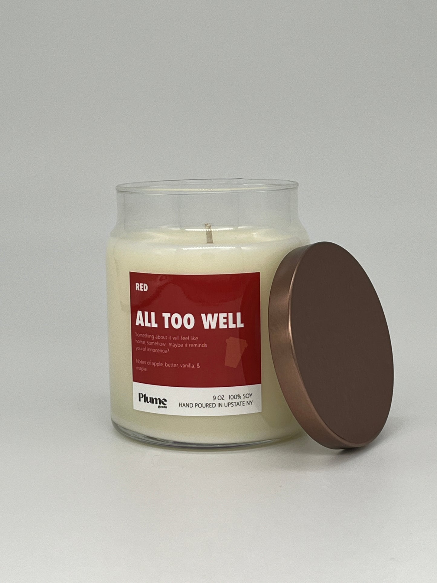 Taylor Eras - All Too Well Scented Soy Candle