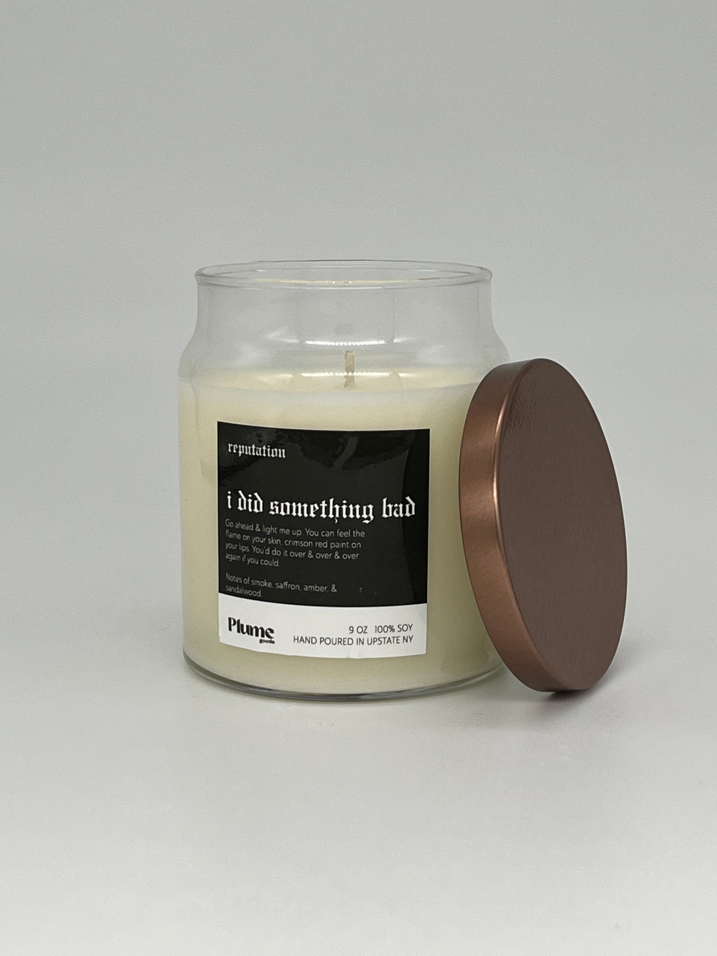 Taylor Eras - I Did Something Bad Scented Soy Candle