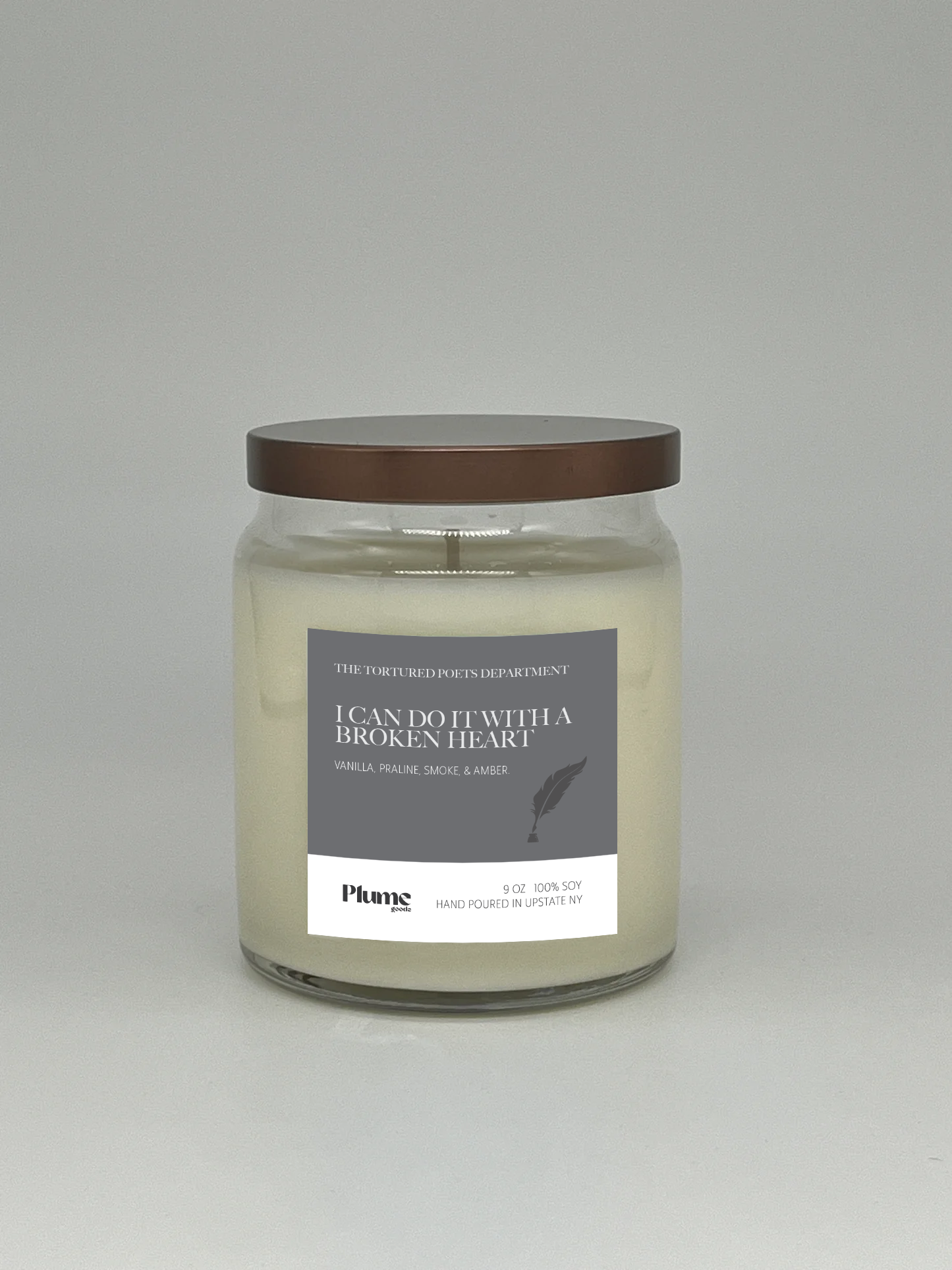 Taylor TTDP - I Can Do It With a Broken Heart Scented Soy Candle