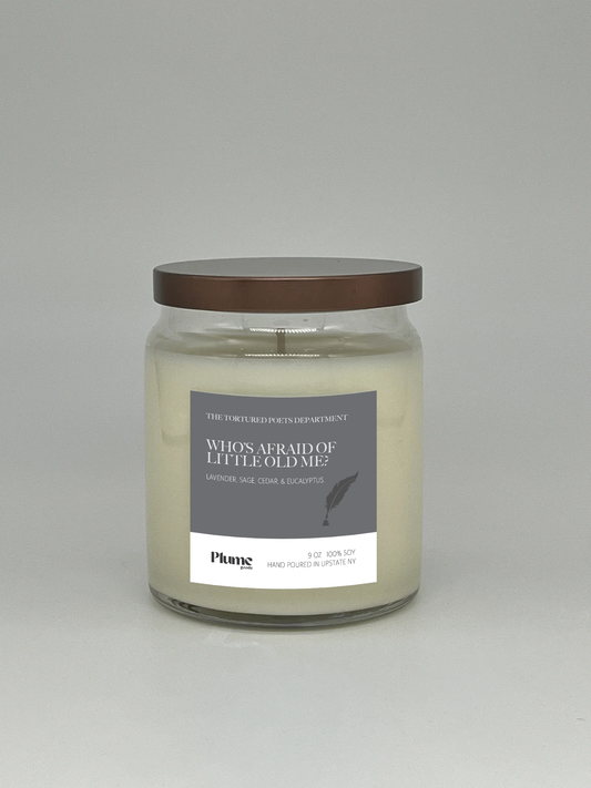 Taylor TTDP - Who's Afraid of Little Old Me? Scented Soy Candle
