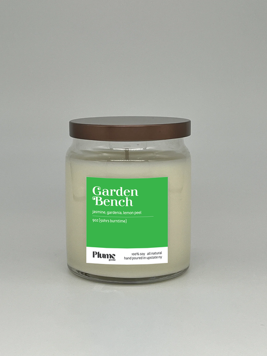 Bookish Collection - Garden Bench Scented Soy Candle