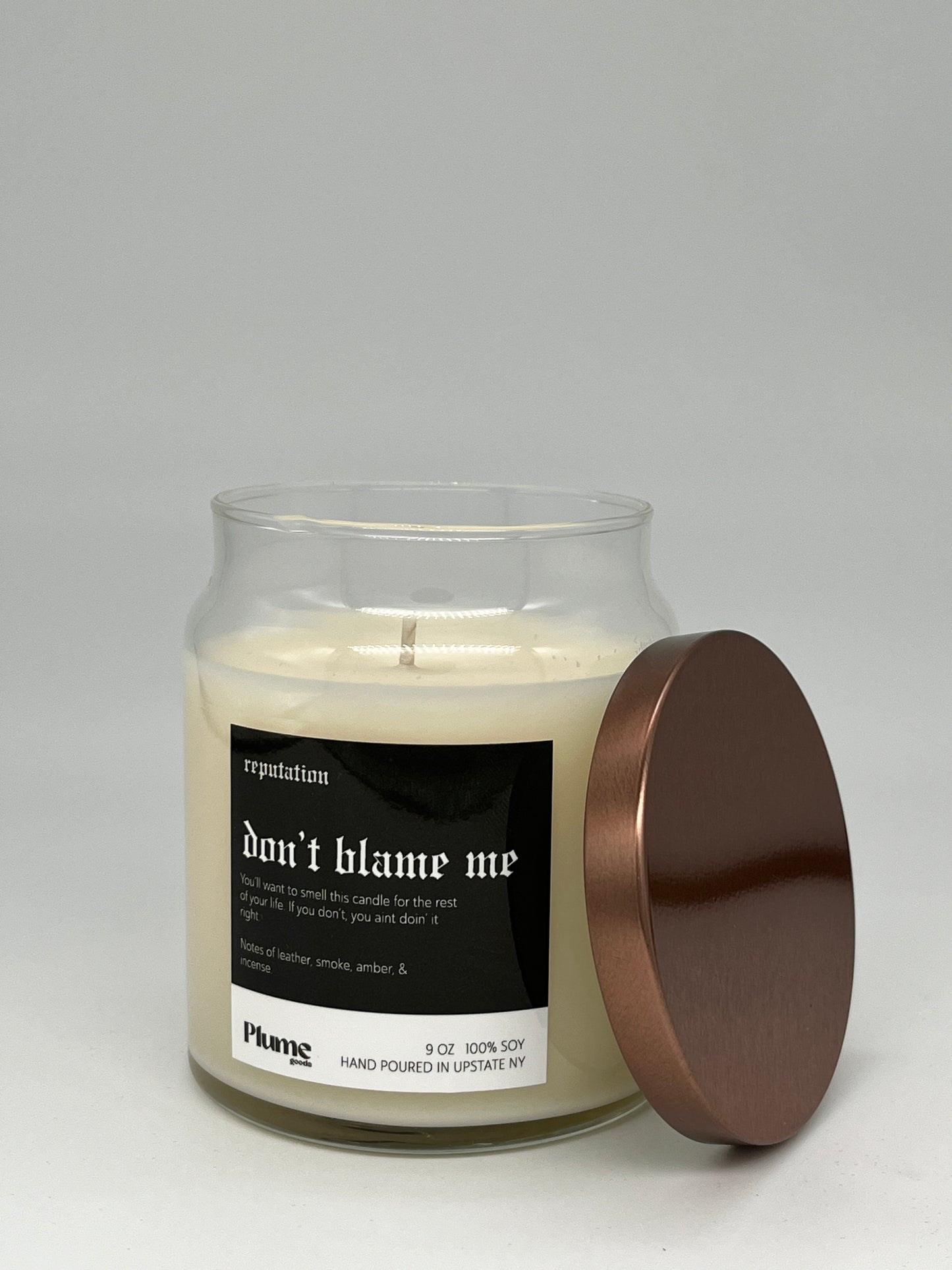 Taylor Eras - Don’t Blame Me Scented Soy Candle