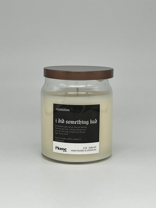 Taylor Eras - I Did Something Bad Scented Soy Candle