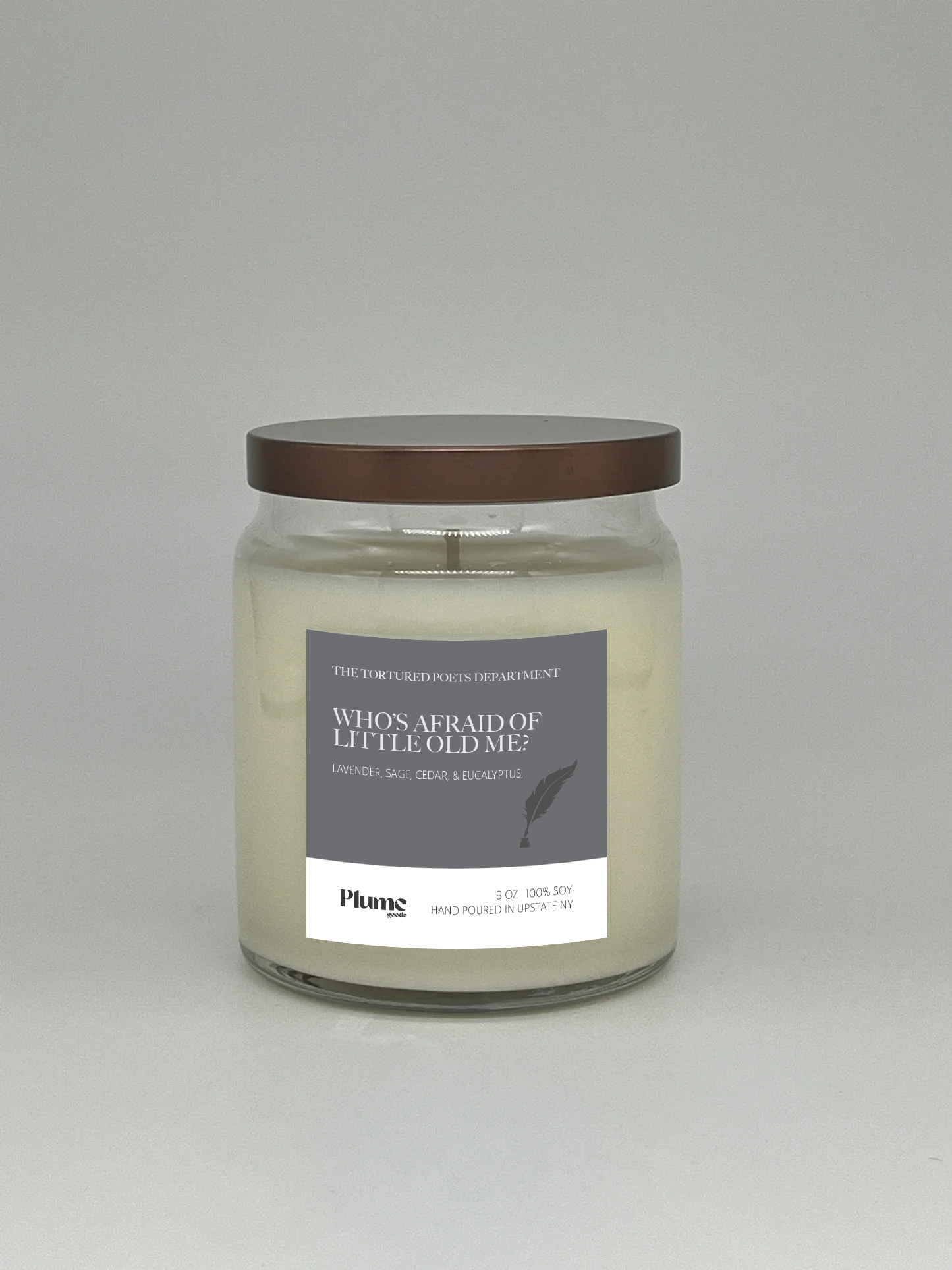 Who's Afraid of Little Old Me? Scented Soy Candle